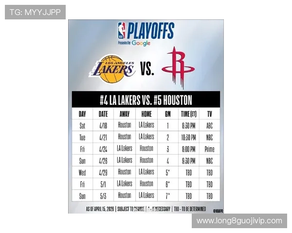 NBA火箭最新赛程揭晓球迷关注每场关键对决时间安排